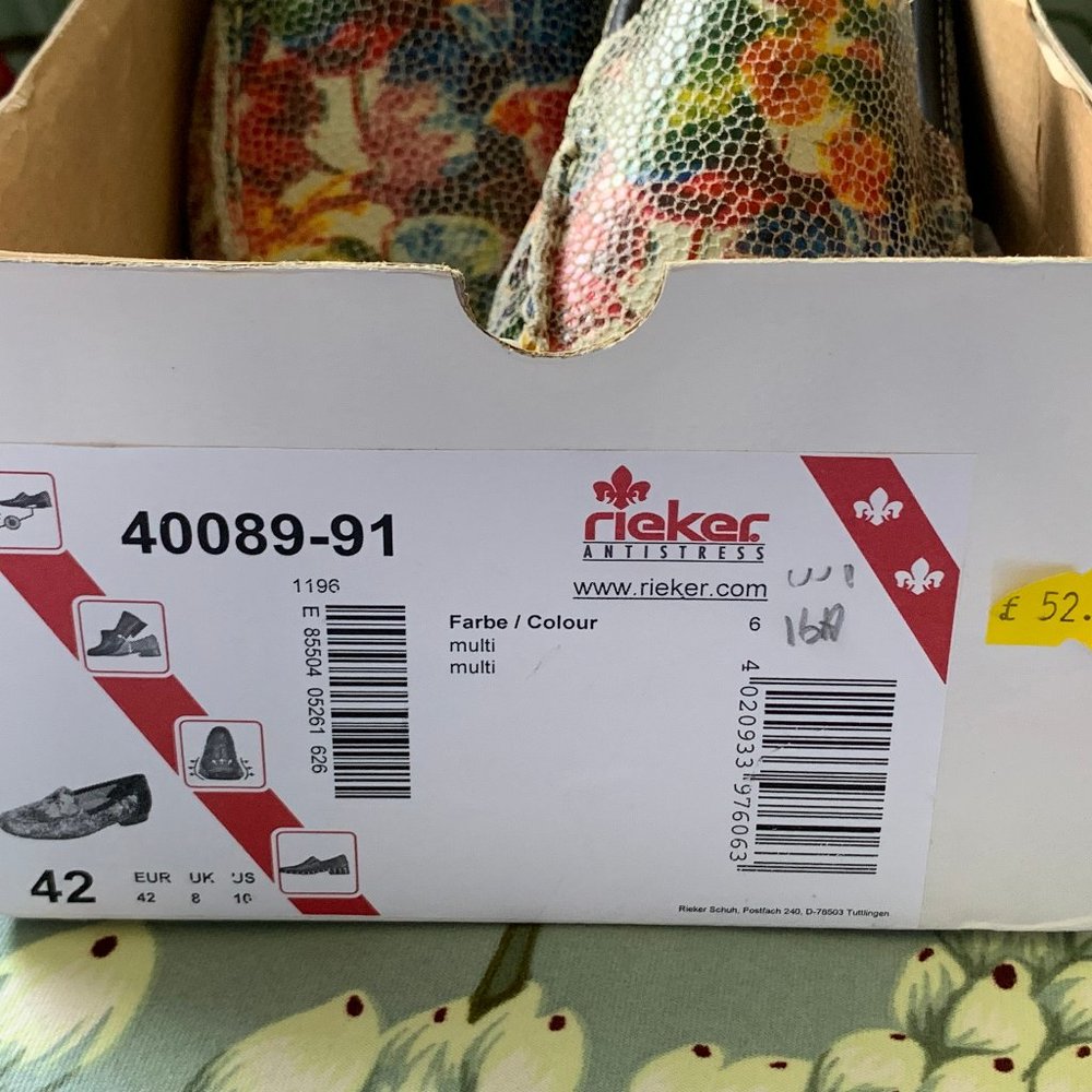 Rieker Women’s Shoes With Non Slip Sole UK 8 EU Size 42 - Picture 4 of 13